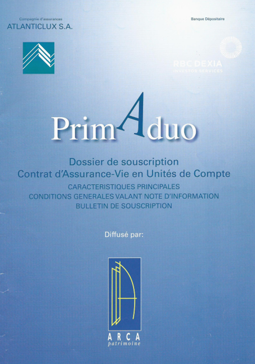 Contrat d'assurance vie n°2