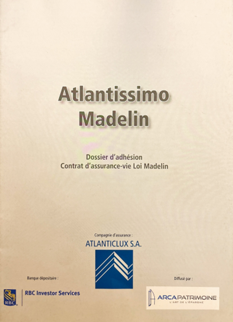 Contrat d'assurance vie n°5